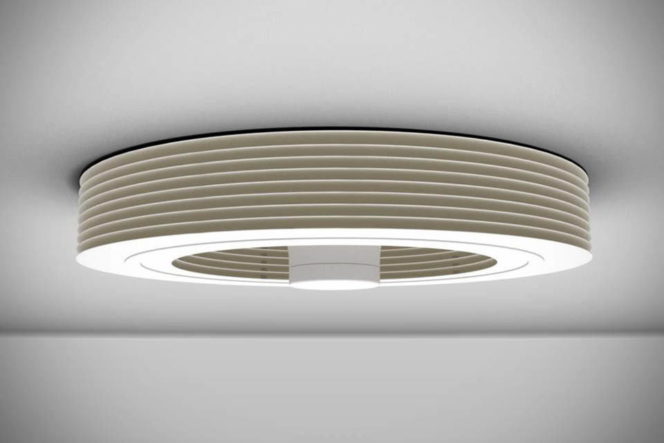 Bladeless Ceiling Fans Exhale, Small Outdoor Ceiling Fans With Light